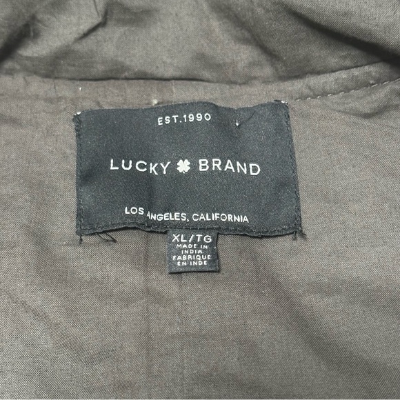 Lucky Brand Women’s XL Charcoal Quilted Puffer Jacket - Picture 7 of 13